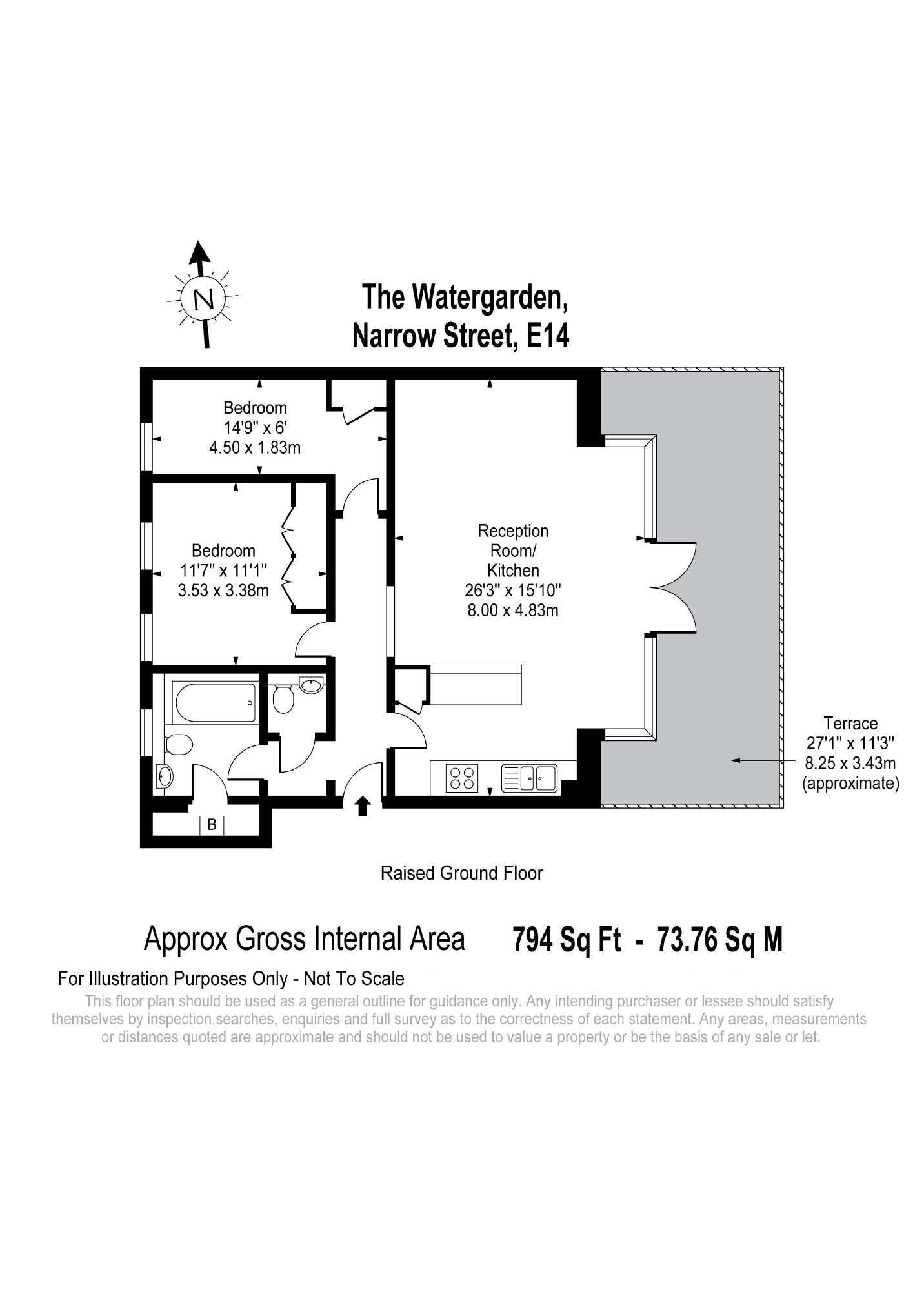 The Watergardens, Roy Square, London, E14 floorplan