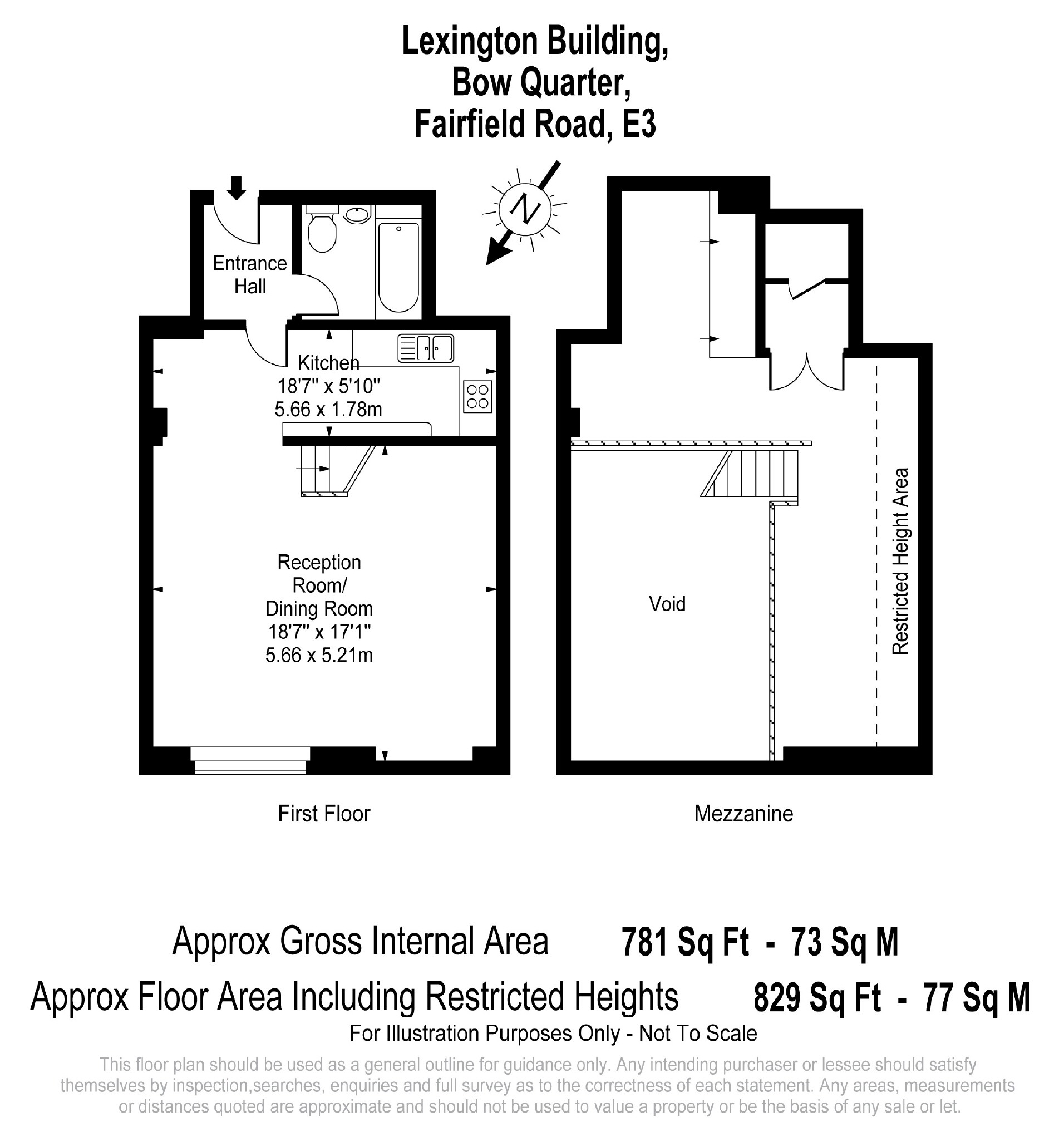 Lexington Building, Bow Quarter, Fairfield Road, E3 floorplan