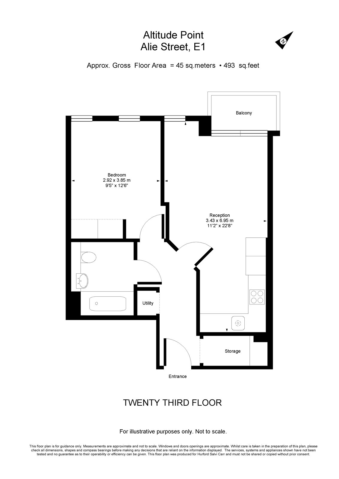 Altitude Point, 71 Alie Street, London, E1 floorplan