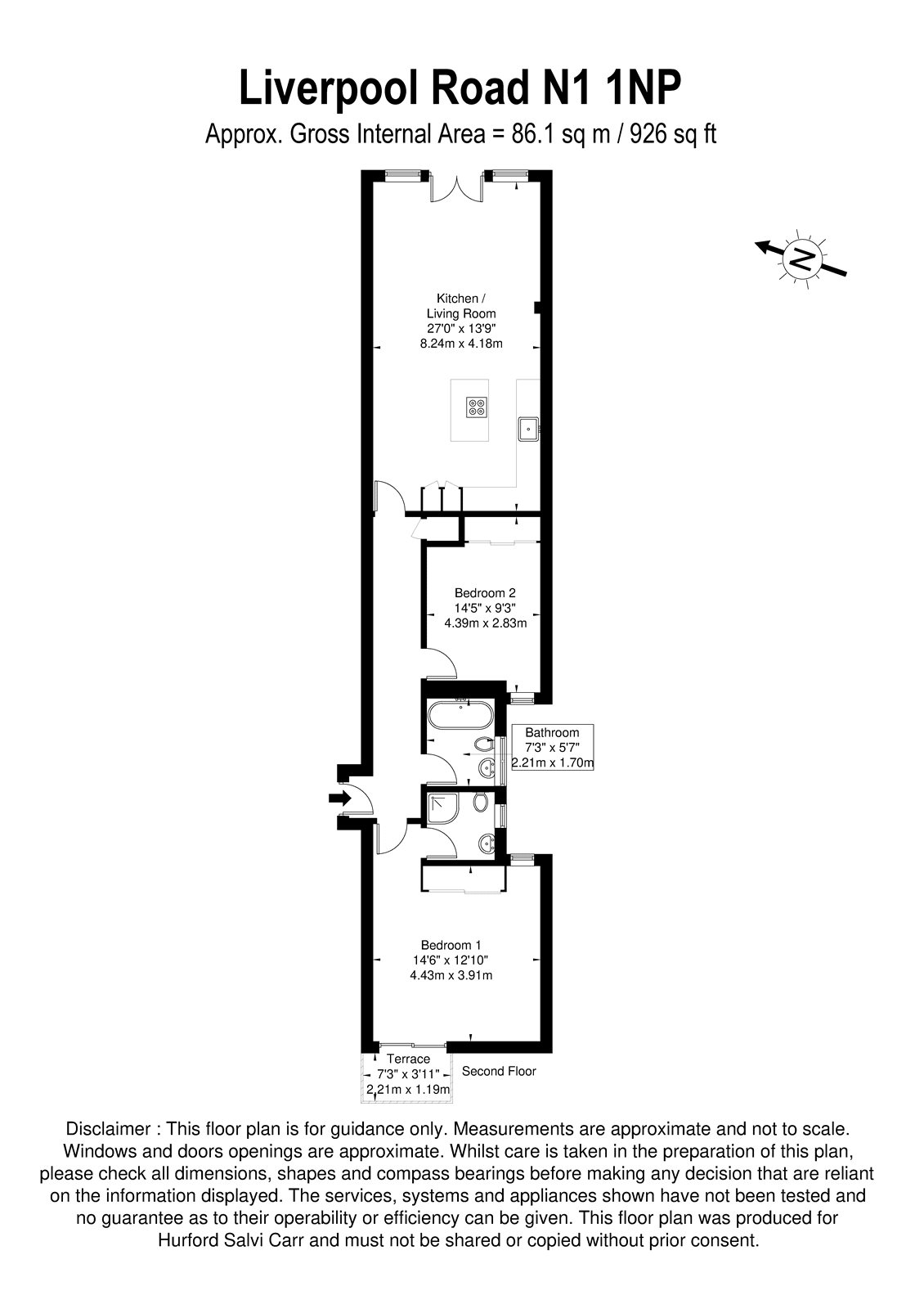 Liverpool Road, Islington, N1 floorplan