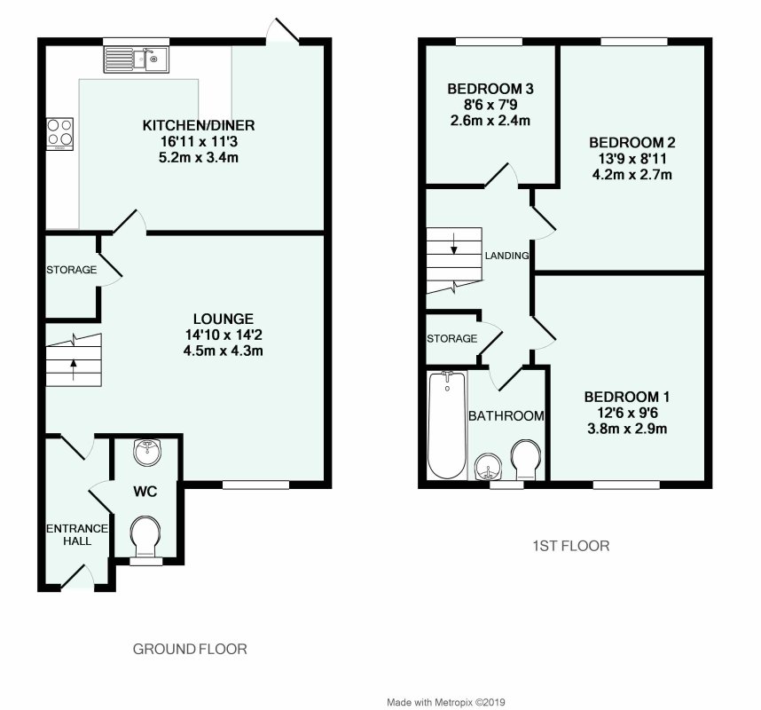 3 bedroom property for sale in Dell Court, Newton Abbot, Devon, TQ12