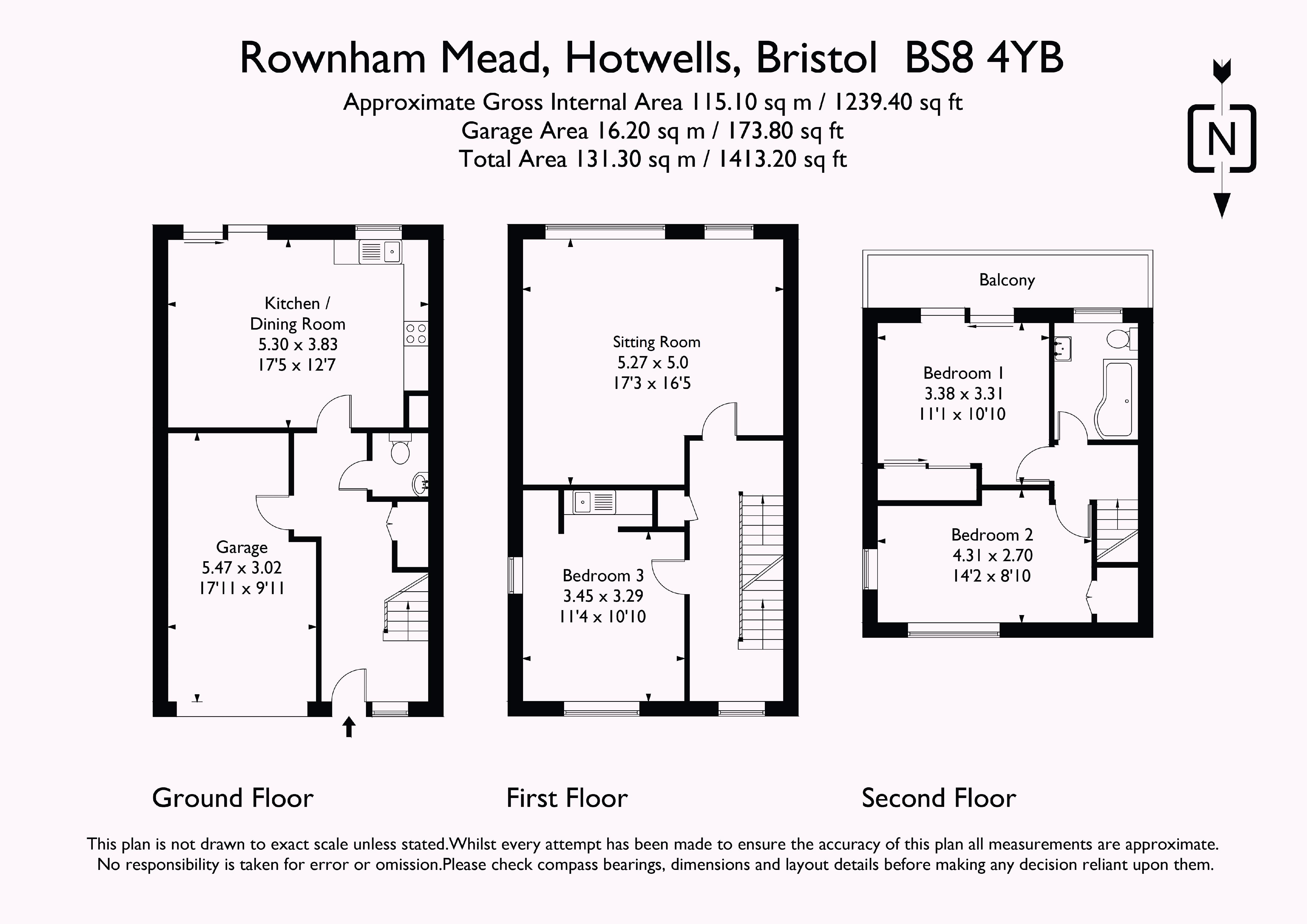 3 bedroom property for sale in Rownham Mead, Harbourside £725,000