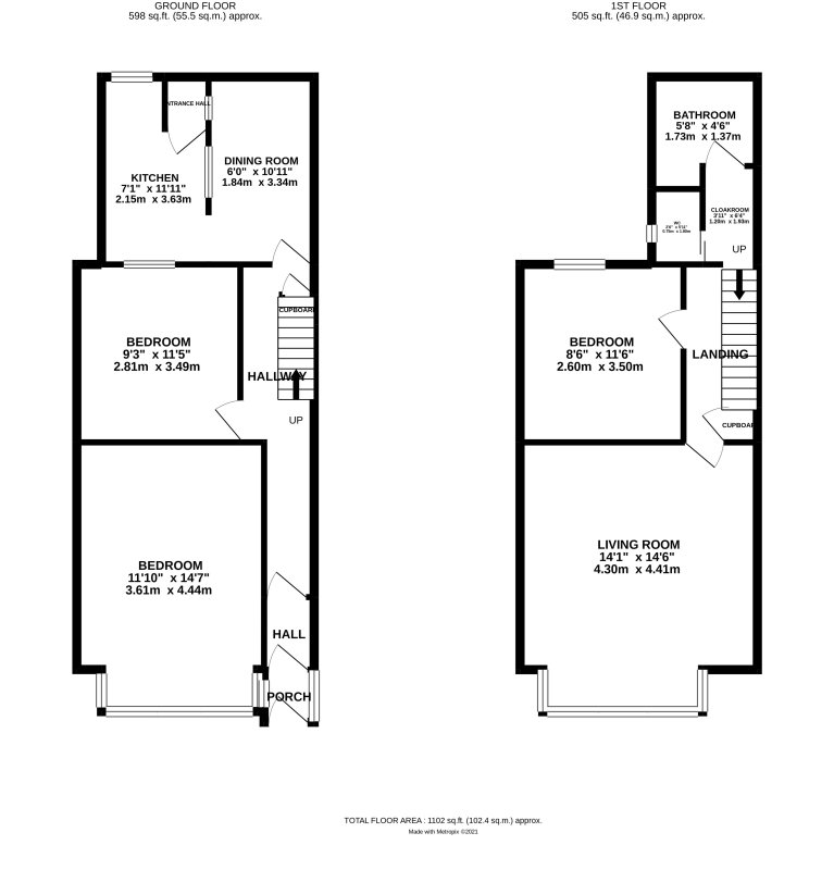 3 bedroom property for sale in Marine Terrace, Penzance, Cornwall, TR18