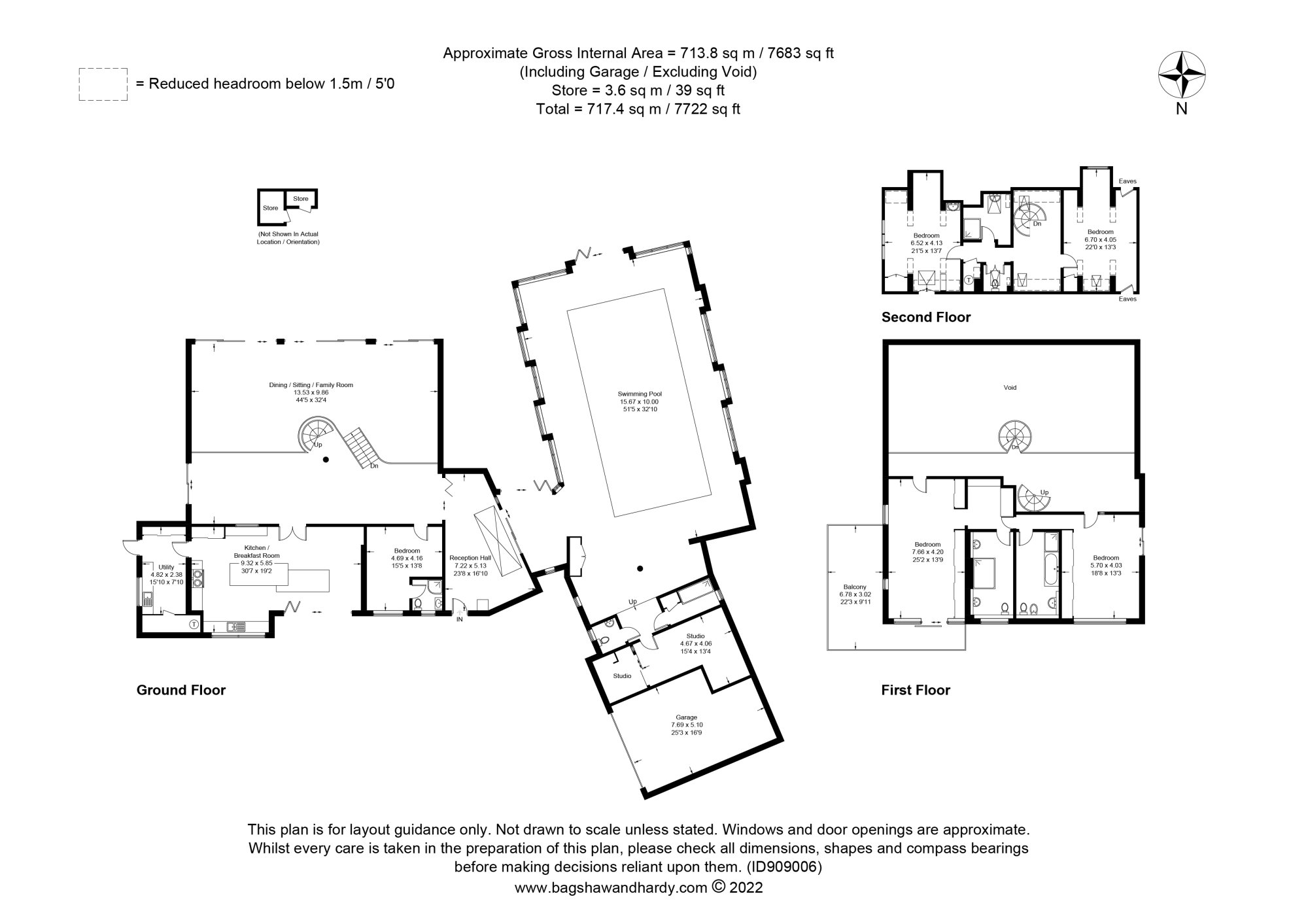 JacksonStops 4 bedroom property for sale in Reigate Hill, Reigate