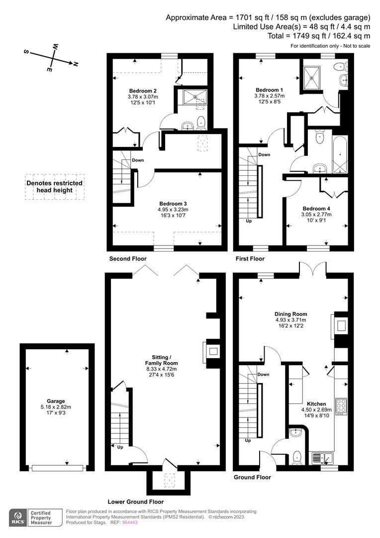Stags 4 bedroom property for sale in Countess Wear Road, Exeter