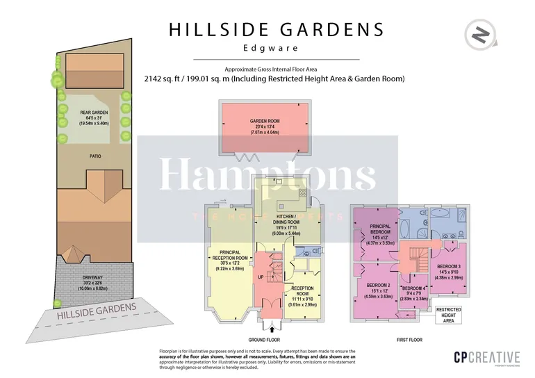 Floorplan 1 for Hillside Gardens, EDGWARE, HA8