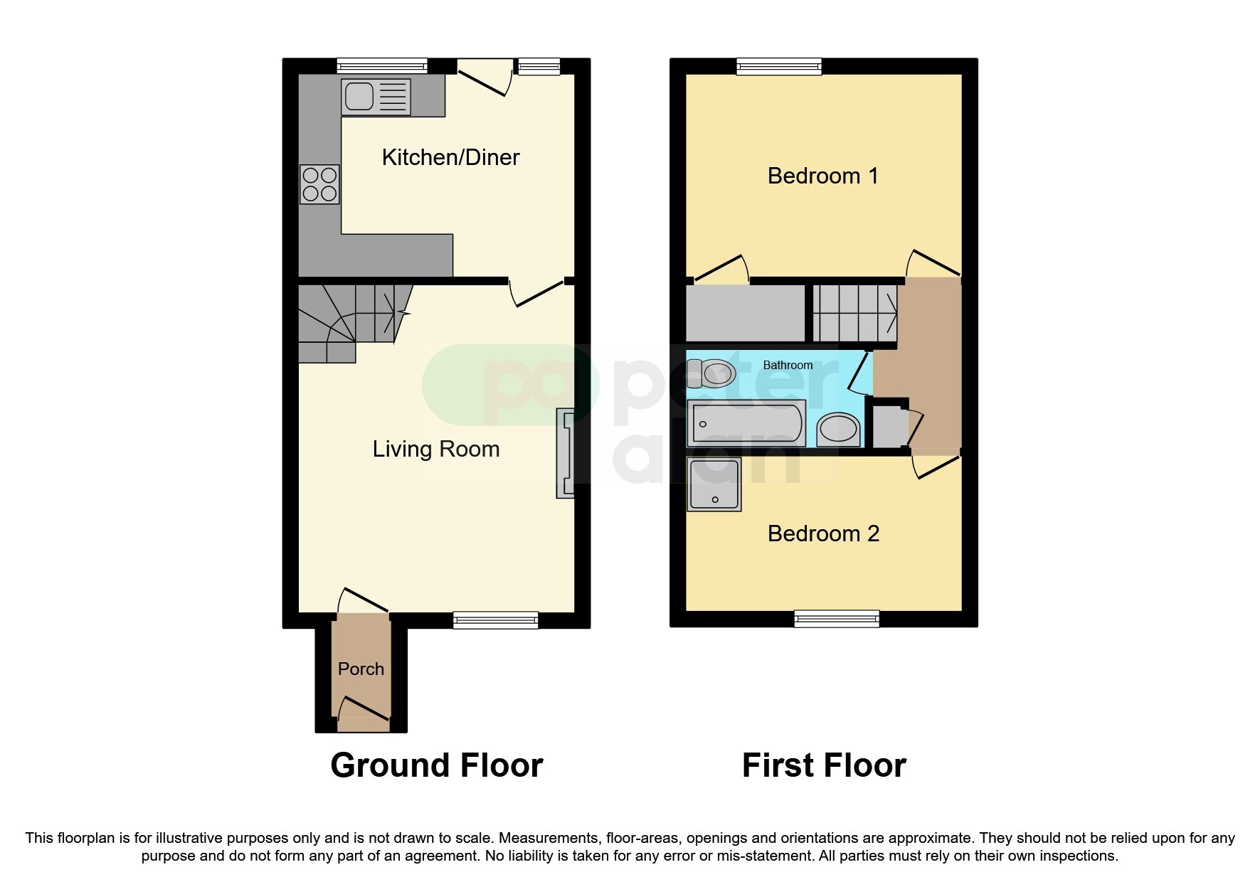 2 bedroom property for sale in Price Street, Rhymney, Tredegar Offers over £90,000