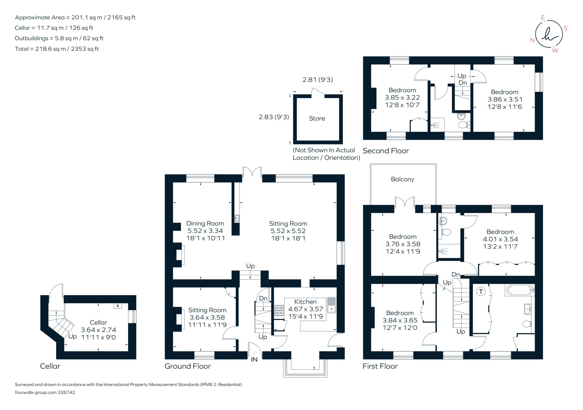 5 bedroom property for sale in Cheltenham Road, Painswick, Stroud, GL6
