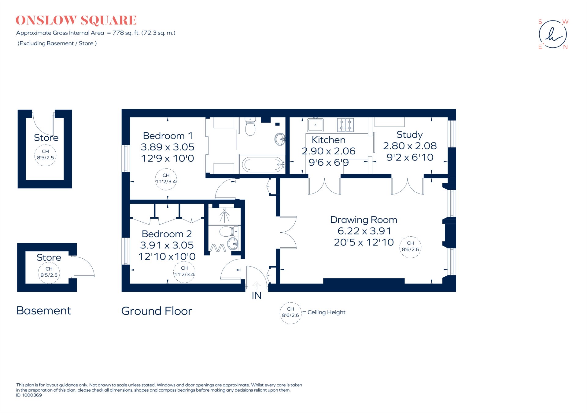 2 bedroom property for sale in Onslow Square, London, SW7 Guide price