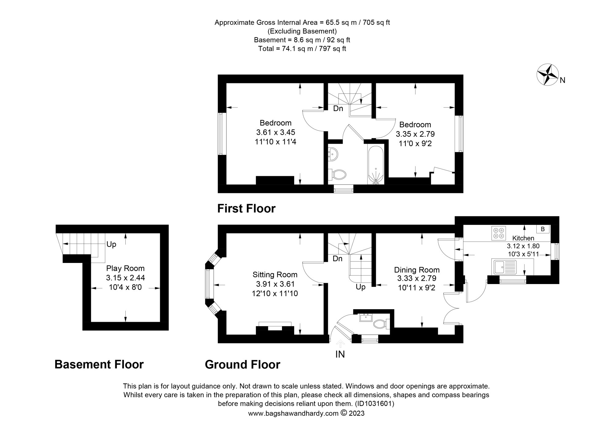 JacksonStops 2 bedroom property for sale in Glovers Road, Reigate, Surrey, RH2 Guide price