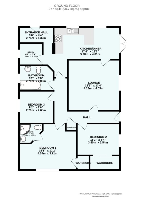 3 bedroom property for sale in Garras, Helston, Cornwall, TR12 Guide