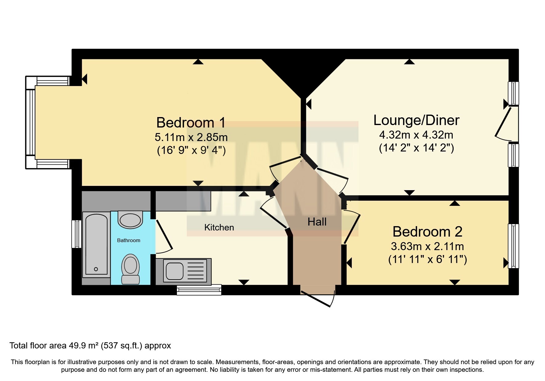 2 bedroom property for sale in Southcroft Road, Gosport, Hampshire