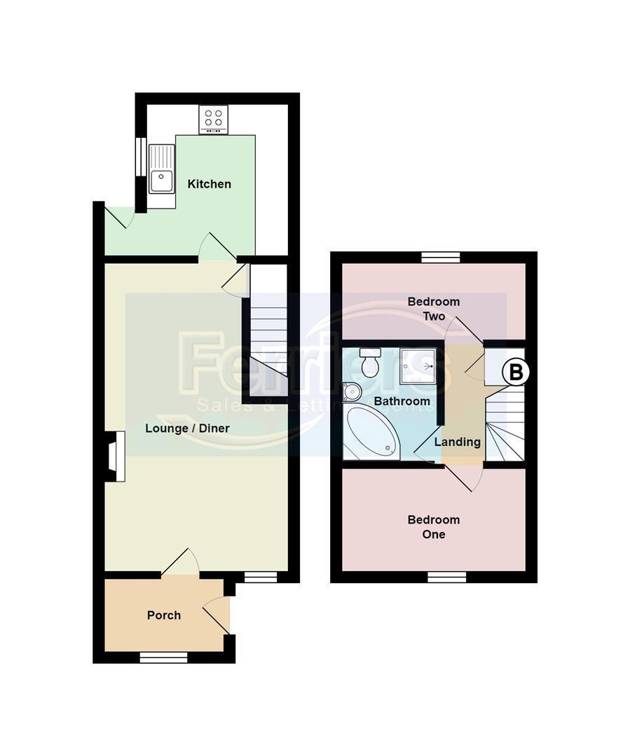 Ferrier Homes 2 bedroom property for sale in Bethania Street, Maesteg