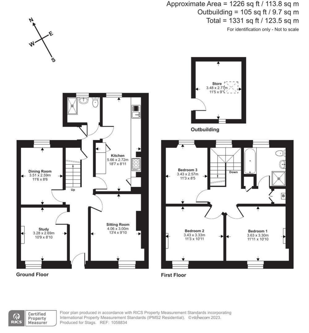 Stags 4 bedroom property for sale in West Down