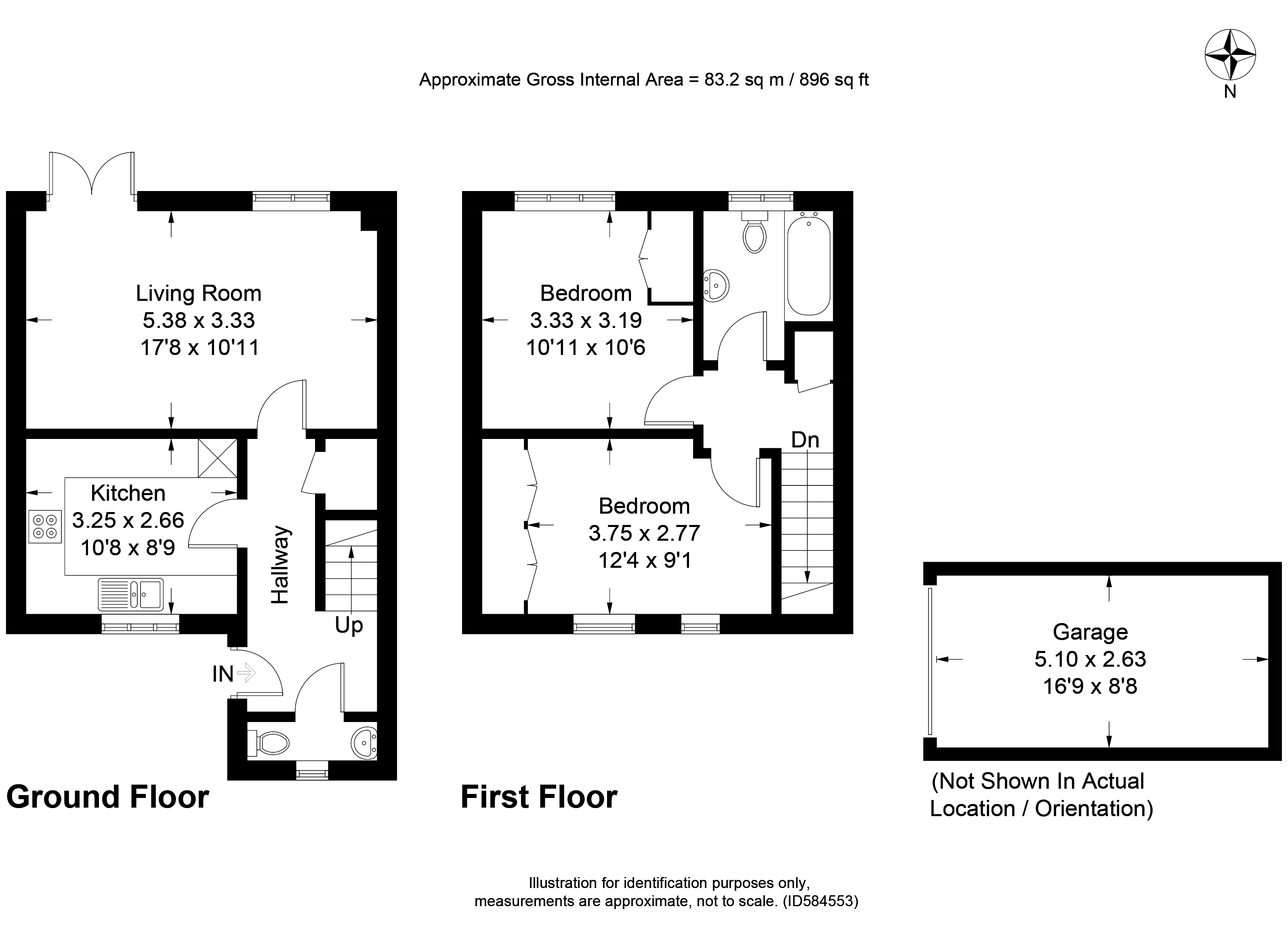 2 bedroom property for sale in Sycamore Place, Bradwell Village