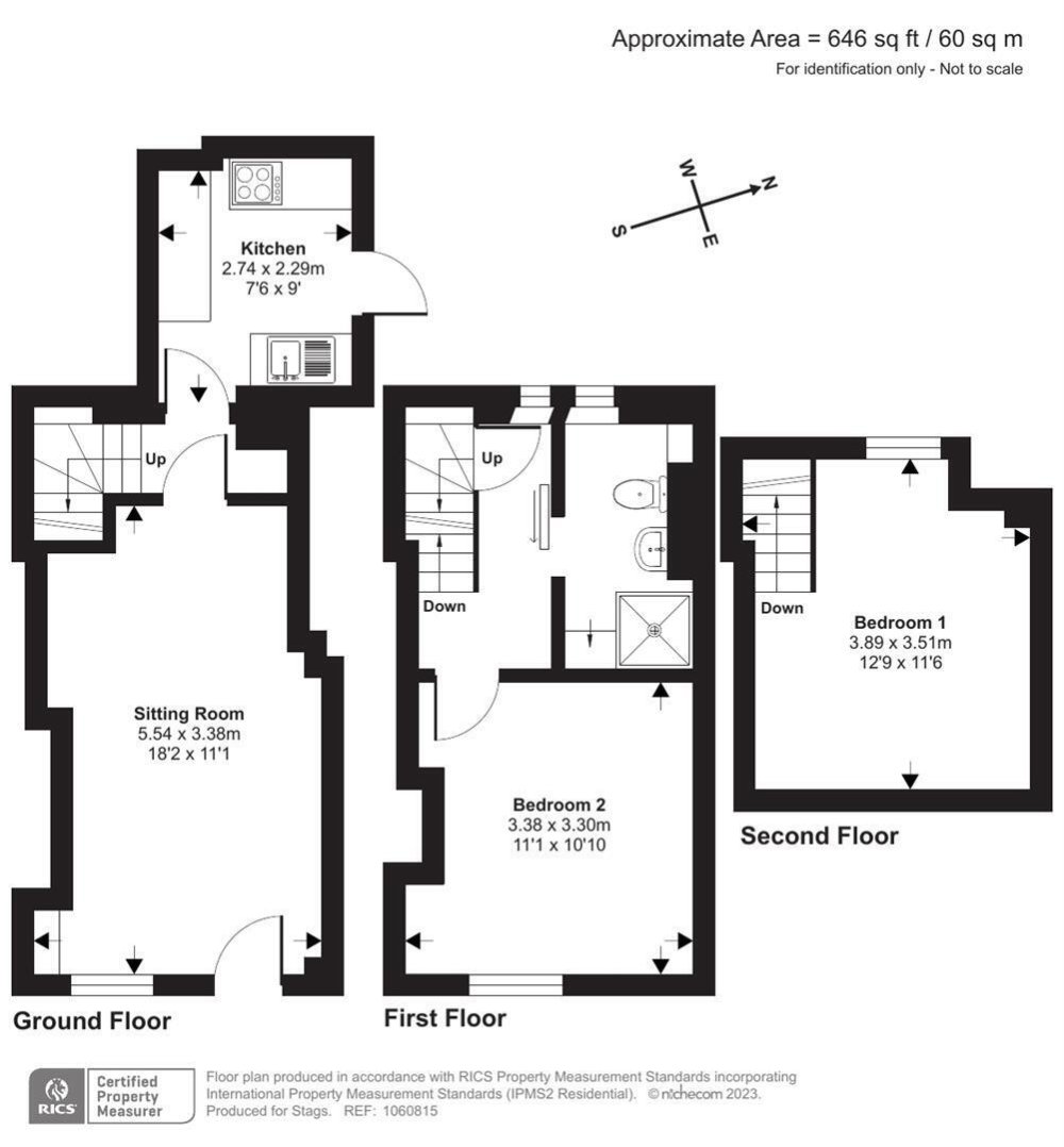 Stags 2 bedroom property for sale in Castle Street, Tiverton