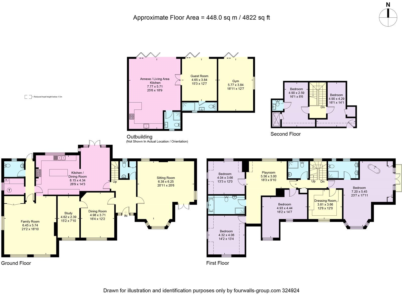 6 bedroom property for sale in Templewood Lane, Farnham Common, SL2
