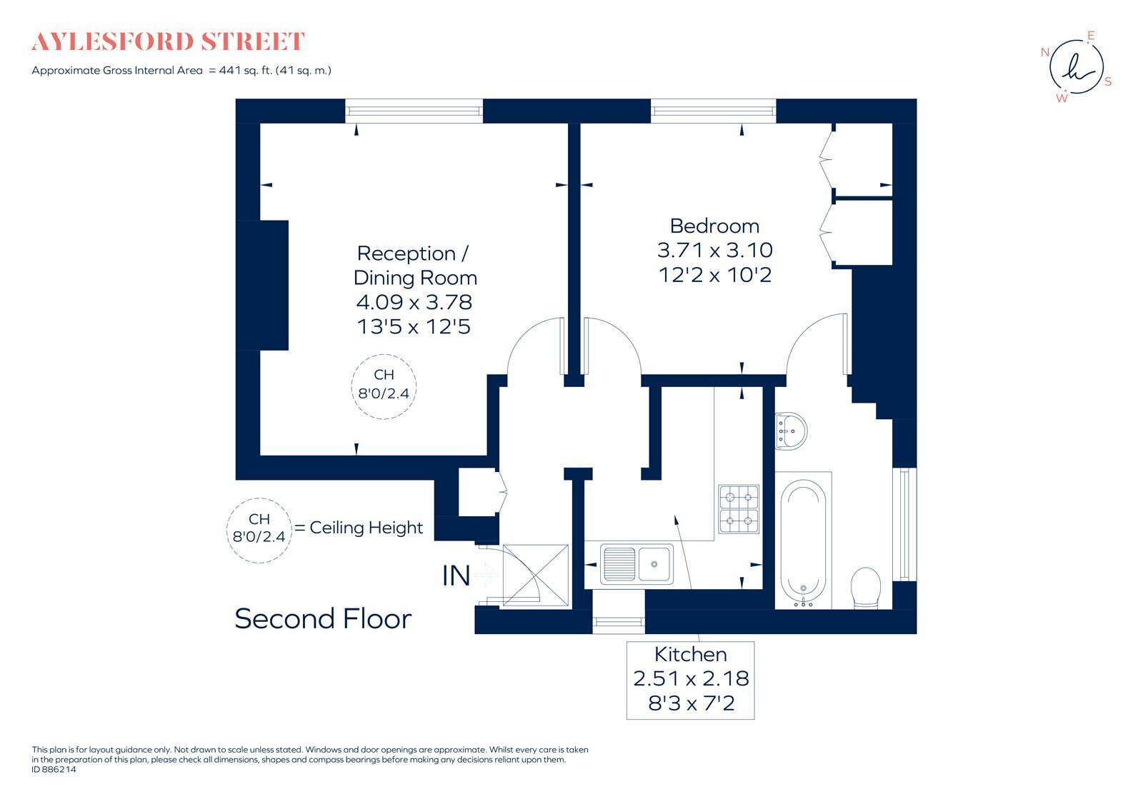 1 bedroom property for sale in Aylesford Street, LONDON, SW1V £495,000