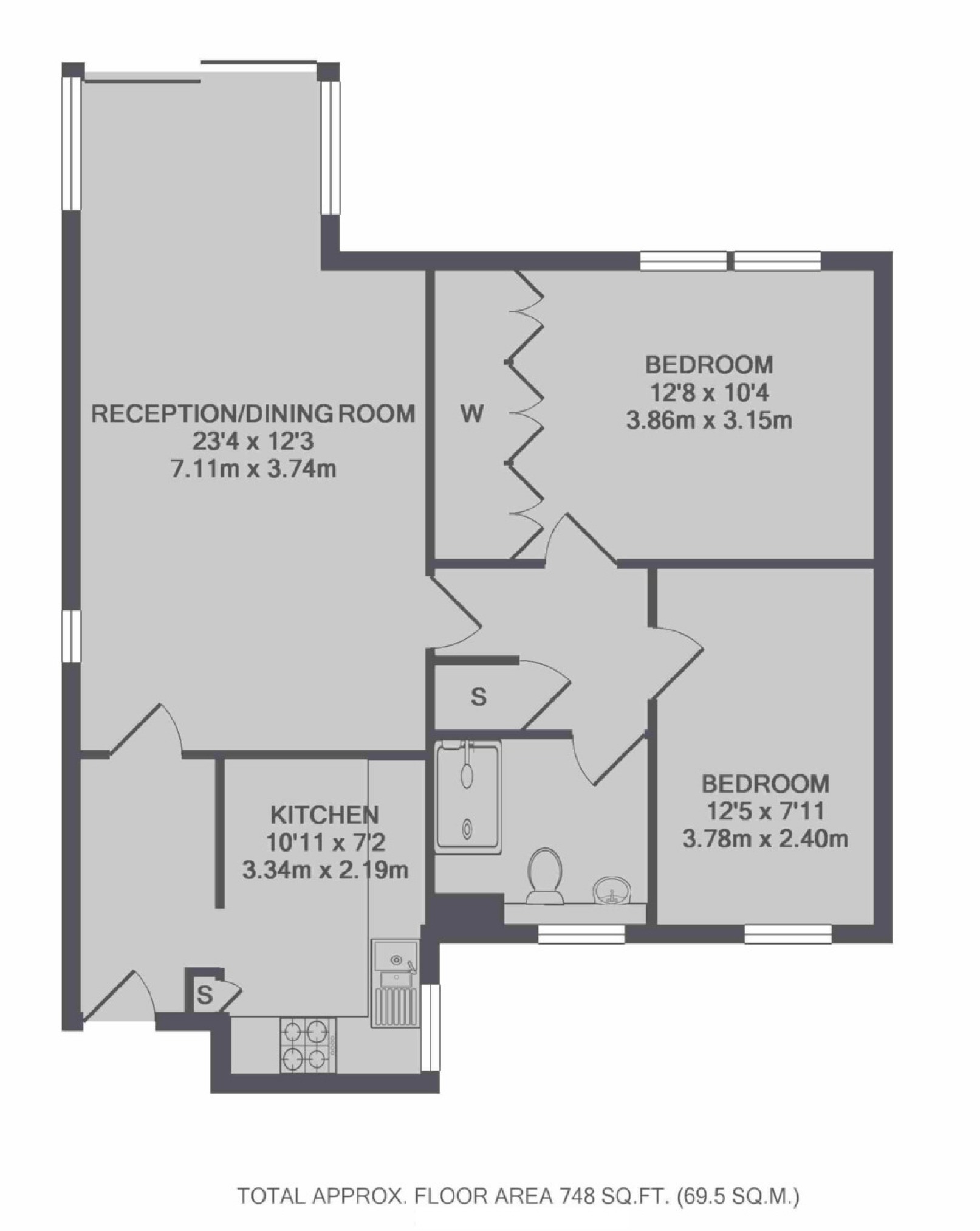 Robertson Smith & Kempson 2 bedroom property for sale in Culmington
