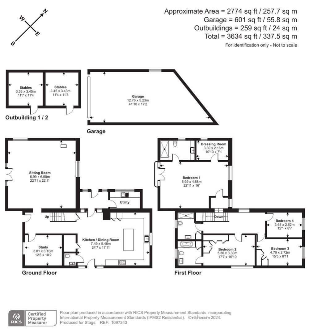 Stags 4 bedroom property for sale in Teigngrace, Newton Abbot