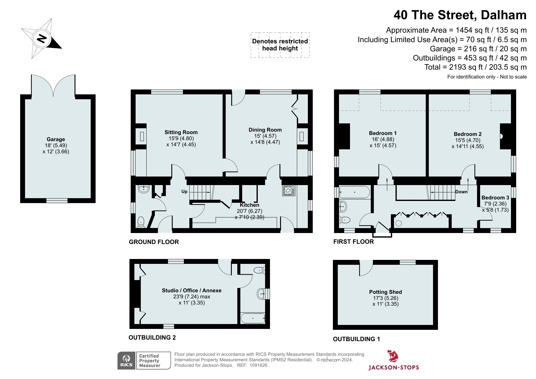 JacksonStops 4 bedroom property for sale in The Street, Dalham