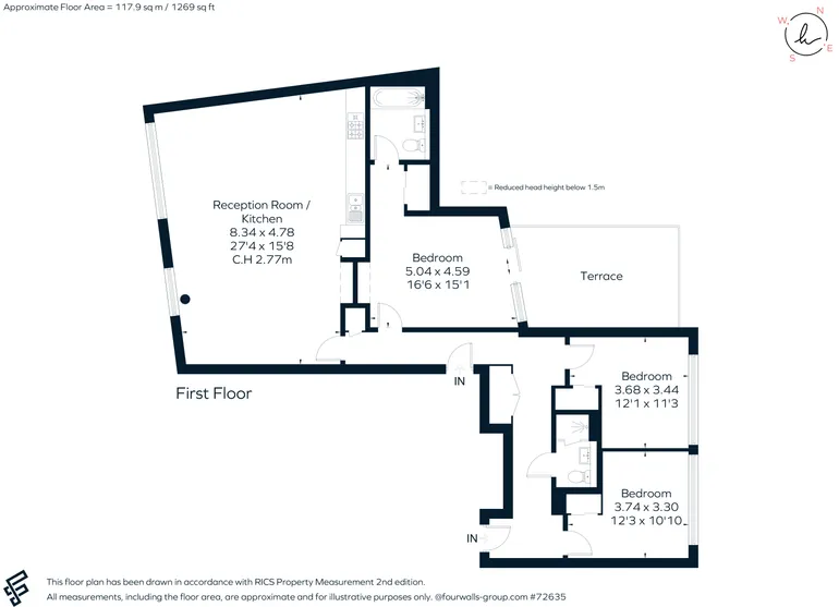 Floorplan 1 for 14 New Globe Walk, London, SE1