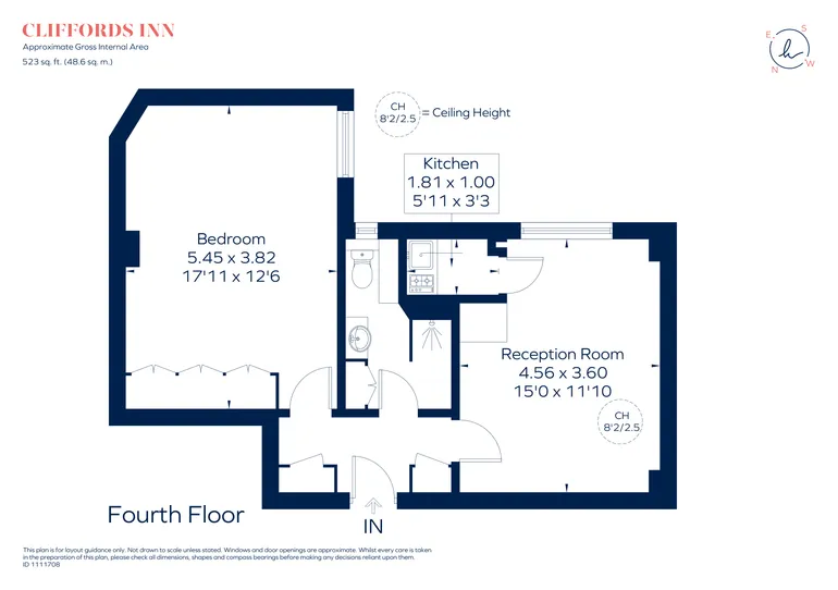 Floorplan 1 for Fetter Lane, London, EC4A