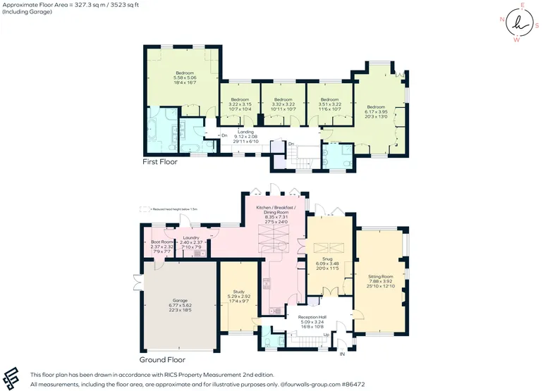 Floorplan 1 for Oval Way, Gerrards Cross, SL9