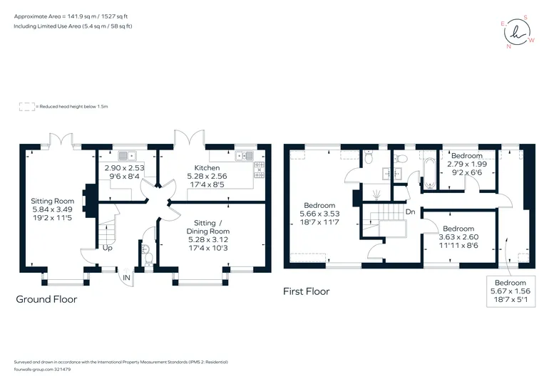 Floorplan 1 for Carde Close, Hertford, SG14