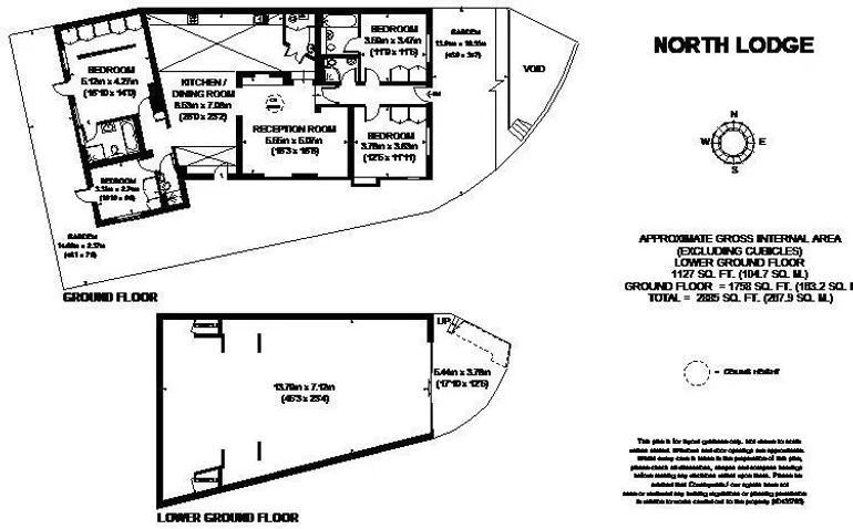 Floorplan 1 for Margravine Gardens London W6