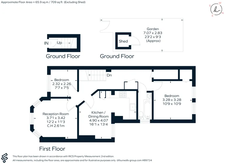 Floorplan 1 for Hawthorn Road, London, N8