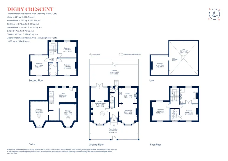 Floorplan 1 for Digby Crescent, London, N4