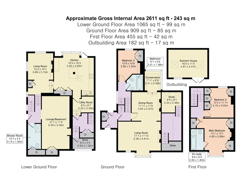 Floorplan for Hadley Road, Barnet, EN5