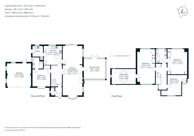 Floorplan 1 for Steepways, Hindhead, GU26