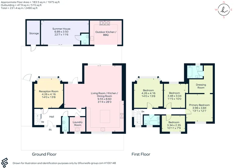 Floorplan 1 for Tolmers Road, Cuffley, EN6