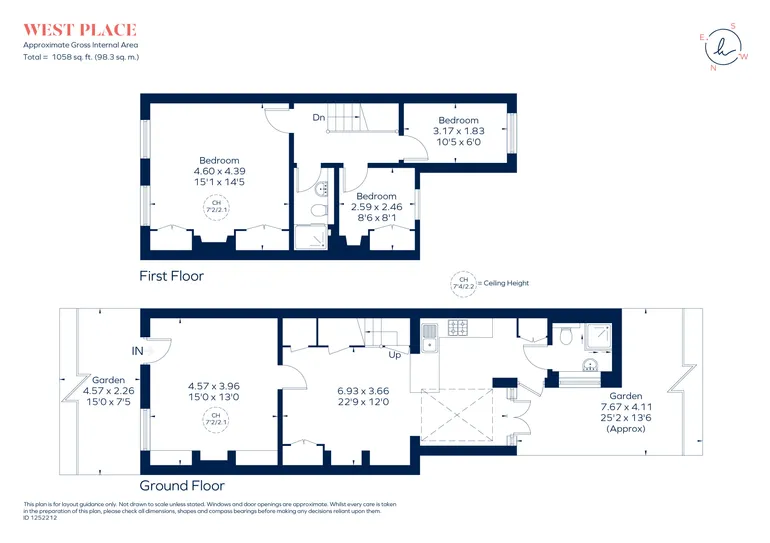 Floorplan 1 for West Place, London, SW19