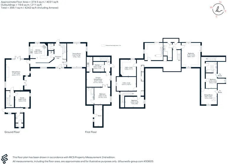 Floorplan 1 for Rodgate Lane, Haslemere, GU27