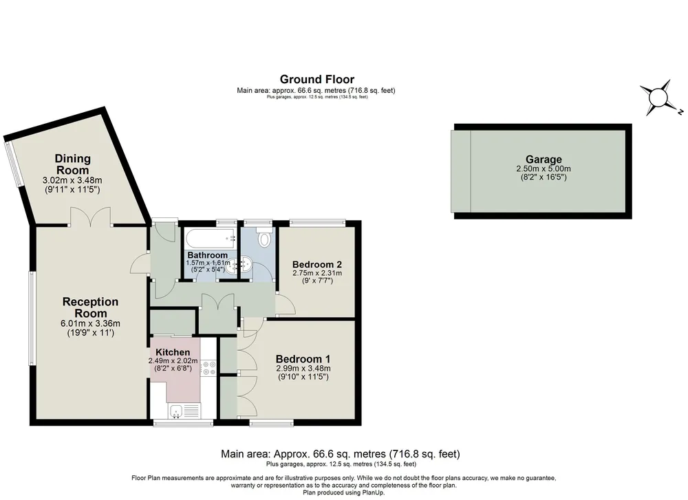 Floorplan for Hawkswell Gardens, Oxford, Oxfordshire, OX2
