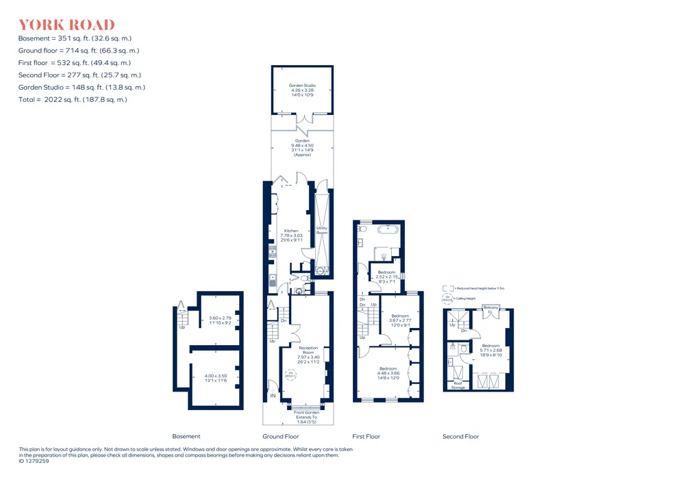 Floorplan for York Road, Brentford, TW8