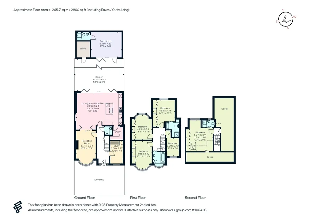 Floorplan for Wemborough Road, Stanmore, HA7