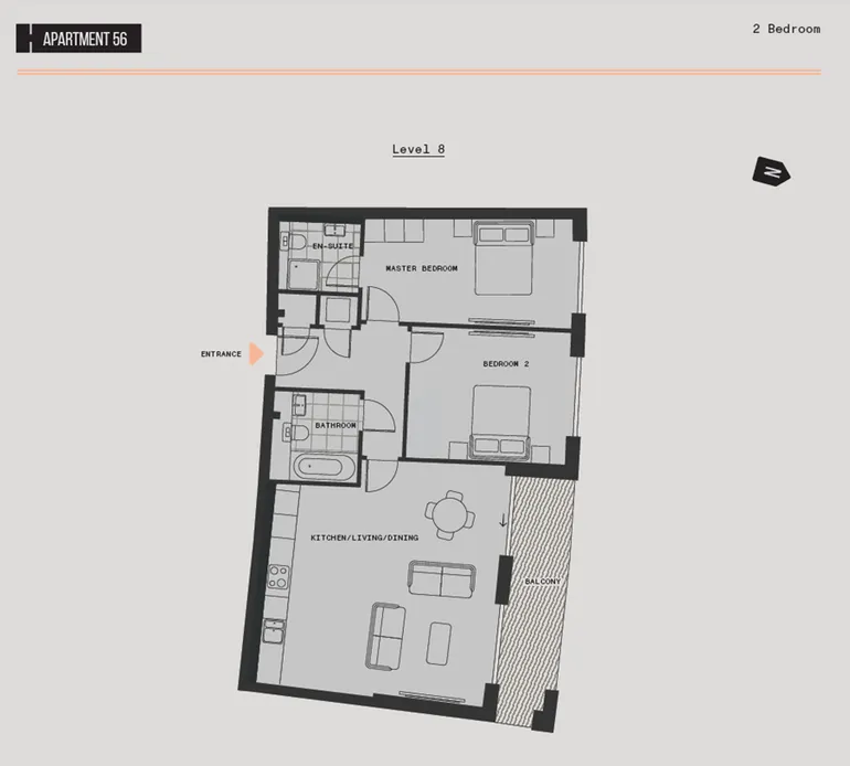 Floorplan 1 for Horizon, Plough Road, London, SW11