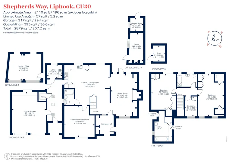 Floorplan 1 for Shepherds Way, Liphook, GU30