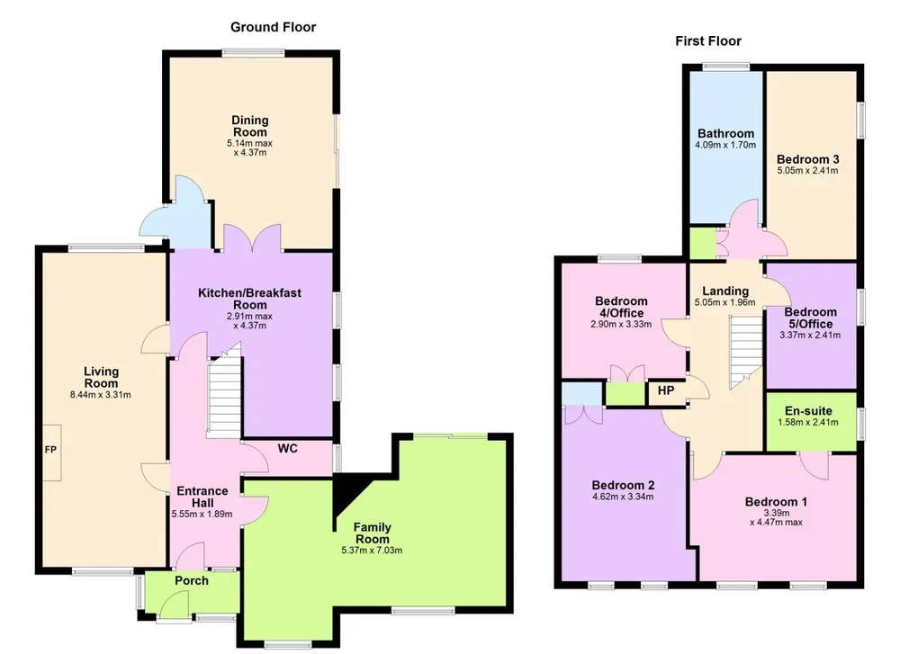 Floorplan for 2 Hadleigh Court, Castleknock, Dublin 15, D15A6YF