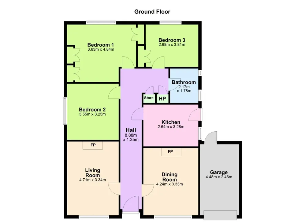 Floorplan for 22 Myrtle Grove, Stillorgan, Co Dublin, A94