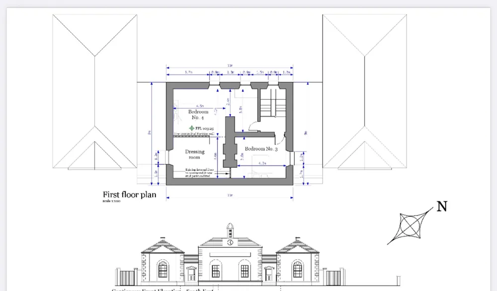Floorplan for The Disraeli School House, Bough, Rathvilly, Co. Carlow, R93YC86