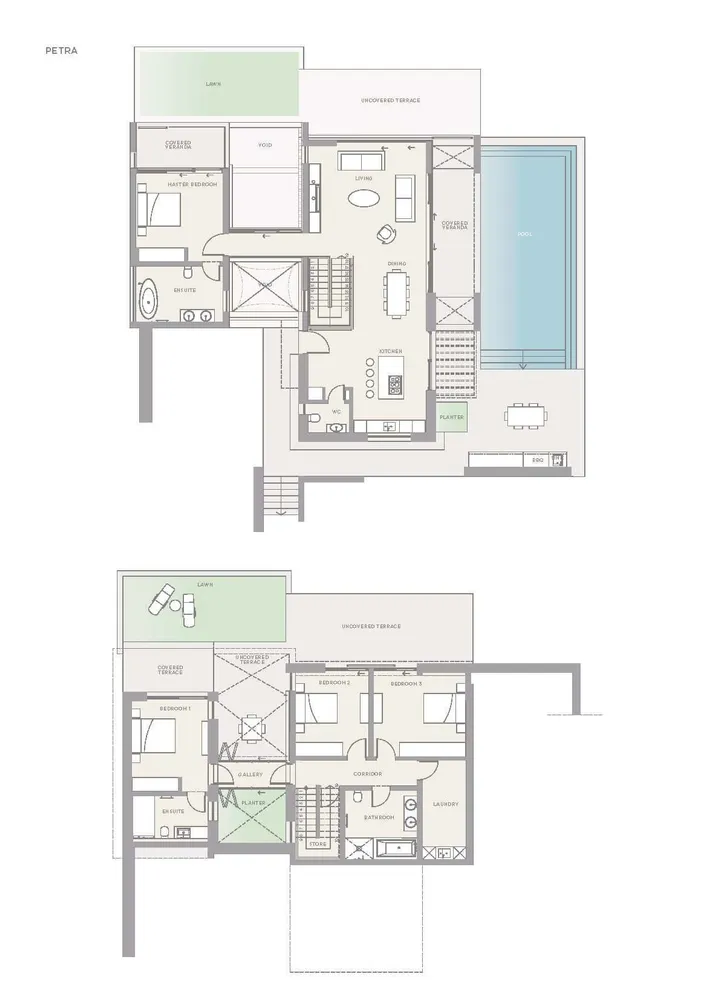 Floorplan for Tsada, Pafos, Cyprus