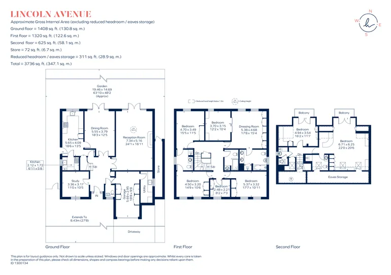 Floorplan 1 for Lincoln Avenue, London, SW19