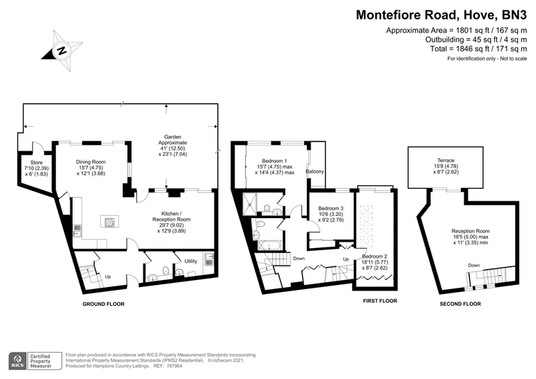 Floorplan 1 for Montefiore Road, Hove, BN3