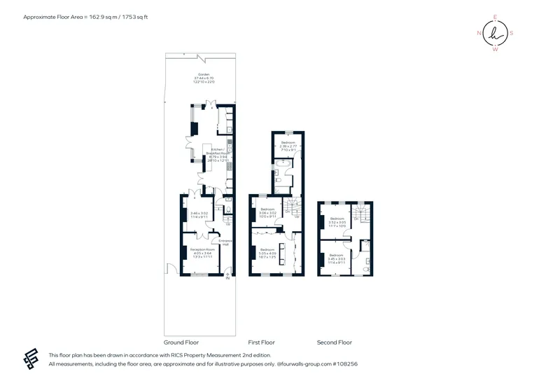 Floorplan 1 for Crystal Palace Road, London, SE22