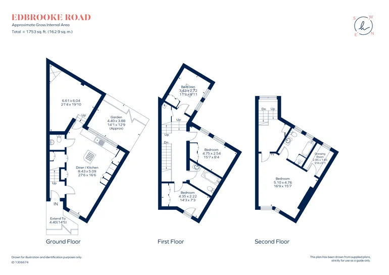 Floorplan 1 for Edbrooke Road, London, W9
